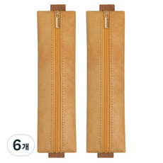 미소로운 다이어리 펜홀더 밴드 19.5 x 5 x 0.5 cm, 캐러멜, 6개