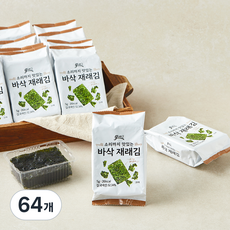 소리까지 맛있는 바삭 재래김, 5g, 64개, 1개입