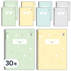 PENPIA 2000 小學螺旋筆記本 3-6英文, 30個, 隨機出貨