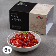 외갓집곳간 밥도둑 오징어젓, 200g, 6개