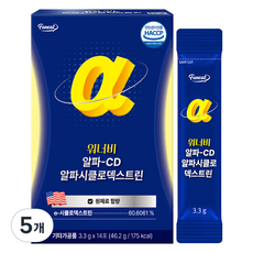 퍼니트 워너비 알파CD 알파시클로덱스트린, 46.2g, 5개