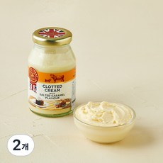 COOMBE CASTLE 데본 솔티드 카라멜 크림, 170g, 2개