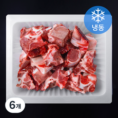 국내산 소고기 잡뼈 2등급 탕용 (냉동), 6개, 3kg