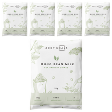 BODY GOALS 豌豆蛋白飲 綠豆沙, 31g, 5包