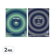 Formtec 分類標示用標籤 189格 LS-3189 100張 + 全張標籤 20張, 2套