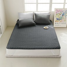 The Zari 方形絎縫薄墊, 都市炭灰色