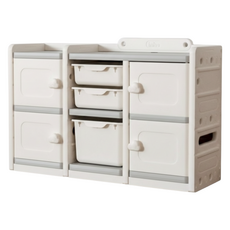 lilikoko 哩哩摳摳 2號收納架 組合3, 3層, 暮雲灰