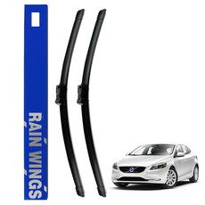 RAIN WINGS Volvo專用前雨刷組, 1組, Volvo V40/V40 CC (13年~16年)