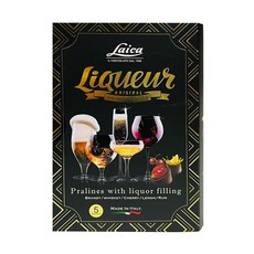 義大利 Laica 綜合酒心巧克力書本造型禮盒, 104g, 1盒