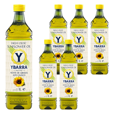 YBARRA 小清新高油酸葵花油, 6個, 1L