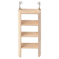 Carno 卡諾 倉鼠用樓梯 松木材質 17x7.5x2cm, 木色, 1個