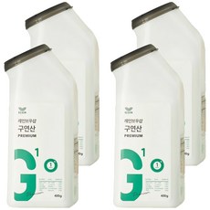 THE LOEL 天然檸檬酸粉, 400g, 韓國製造，多用途清潔劑，適用於熱水壺/洗衣機/浴室等，食品添加物, 4瓶