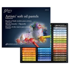 문교 소프트 오일 파스텔 지함 MOPV-48, 48색, 1세트