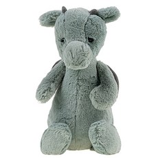 jELLYCAT Bashful Dragon小飛龍玩偶 M, 31cm, Dark Mint, 1個