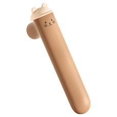 貓咪矽膠門把套，防撞保護，減少噪音，柔軟高彈, 50g, 咖貓