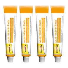 Gim Cat 俊寶俊喵 超級維他命膏 專業版 貓咪專用營養膏 13種維生素+礦物質+生物素 無糖添加, 維持自然抵抗力, 4條