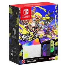Nintendo 任天堂 SWITCH 台灣公司貨 OLED款式 遊戲主機 保固一年, 斯普拉遁3 特仕版主機