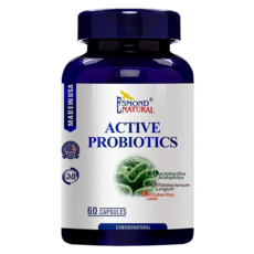 ESMOND NATURAL 愛司盟 活性益生菌膠囊 好菌ABC 改變細菌叢生態 排便順暢、調整體質, 60顆, 650mg, 1罐