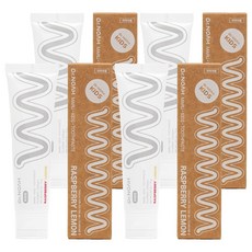 [비건라이프] 닥터노아 마루 유아 치약 불소 라즈베리 레몬향, 75g, 4개