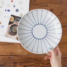 NICOTT 雛菊義大利麵盤, 混合顏色, 1個