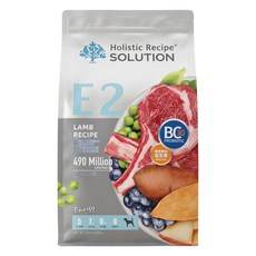 Holistic Recipe SOLUTION 耐吉斯 成犬配方小顆粒無穀乾糧 E2, 4.54kg, 1袋, 活力羊肉餐