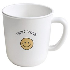 데코뷰 스마일 샤카샤카 양치컵, 화이트 + 옐로우 + 차콜, 1개