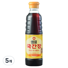 샘표 국간장, 500ml, 5개