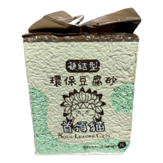 SOUL LEADER CATS 首領貓 豆腐砂 破碎型, 綠茶, 7L, 1包