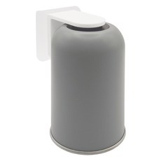 hillo 이지 304 스텐 무타공 꺼꾸리 자석 양치컵, 그레이, 1개