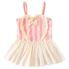 愛北鼻 女寶連體泳衣 + 泳帽