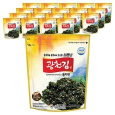 광천김 소문난 광천 돌자반, 70g, 20개