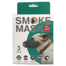 ROYALLIN 蘿林嚴選 寵物狗狗外出專用防病毒口罩 L 灰色 3片, 400g, 1包