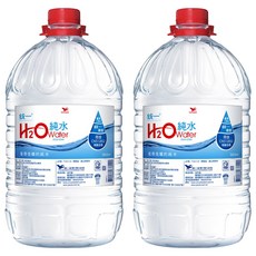 統一 H2O 純水, 5.8L, 2桶