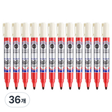 munhwA 油性麥克筆, 紅色, 36個