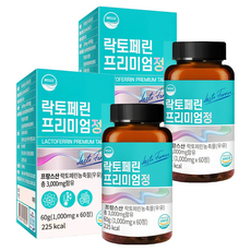 웰리즈 락토페린 프리미엄정 60g, 60정, 2개
