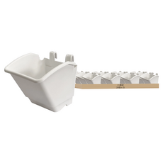 小美紀 花牆單掛盆 75H-1 20個, 白, 1層