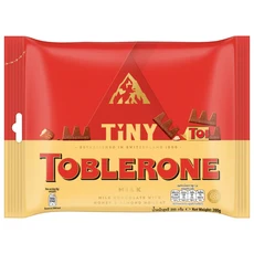 TOBLERONE 瑞士三角迷你牛奶巧克力, 200g, 1袋