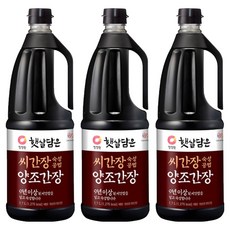 햇살담은 씨간장 숙성공법 양조간장, 1.7L, 3개