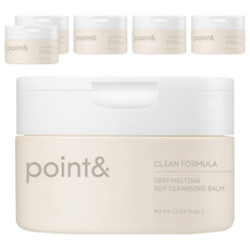 point&. 深層融化大豆潔顏膏, 90ml, 6個
