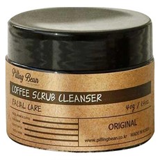 PILLING BEAN 咖啡豆豆臉部磨砂膏 經典咖啡香, 40g, 1罐