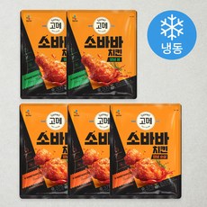 고메 소바바 치킨 양념 순살 375G 3P + 양념 봉 300g 2P (냉동), 1.725kg, 1세트