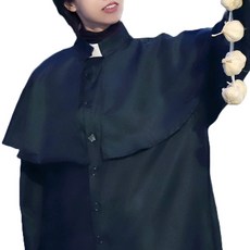 Nine9 驅魔神父披風 + 法衣 + 腰帶角色扮演服裝組, 1套, 混色