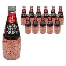 Luck Siam 荔枝風味羅勒籽飲, 290ml, 12瓶