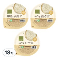 올가홀푸드 유기농 골든밥, 180g, 18개