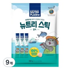동원뉴트리플랜 고양이 뉴트리 스틱, 참치, 280g, 9개