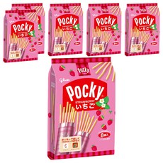 glico 格力高 Pocky 百奇 草莓棒，8袋入, 13.6g, 48包