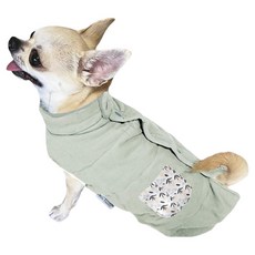 Pets Famliy 狗狗衣服背心, 1個, 綠色