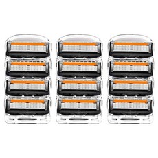 Daon Select Gillette相容款 新款ProGlide 5層刮鬍刀片, 1入, 12個