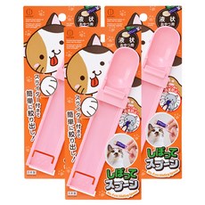 코쿠보 츄르 짜개 스푼, 핑크, 3개