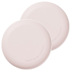 [비건뷰티] 이니스프리 라이트 글로우 쿠션 파운데이션 14g, 21N 바닐라, 2개